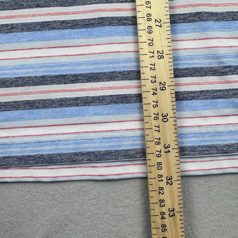 Johnnie-O McKinley Striped Golf Polo Men XL Short Sleeve Stretch Performance - Picture 2 of 10